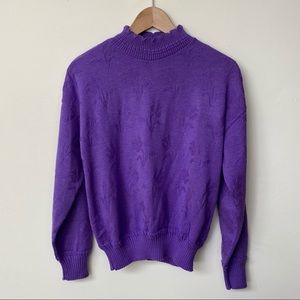 ::Vintage:: floral sweater